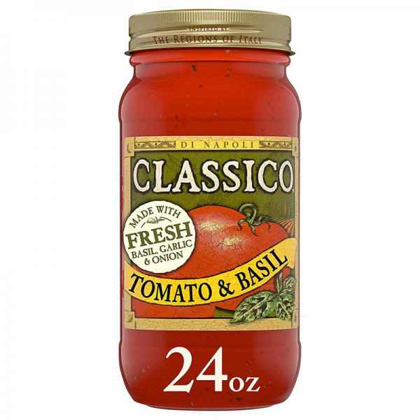 Classico Spicy Tomato and Basil Pasta Sauce, 24 oz Jar