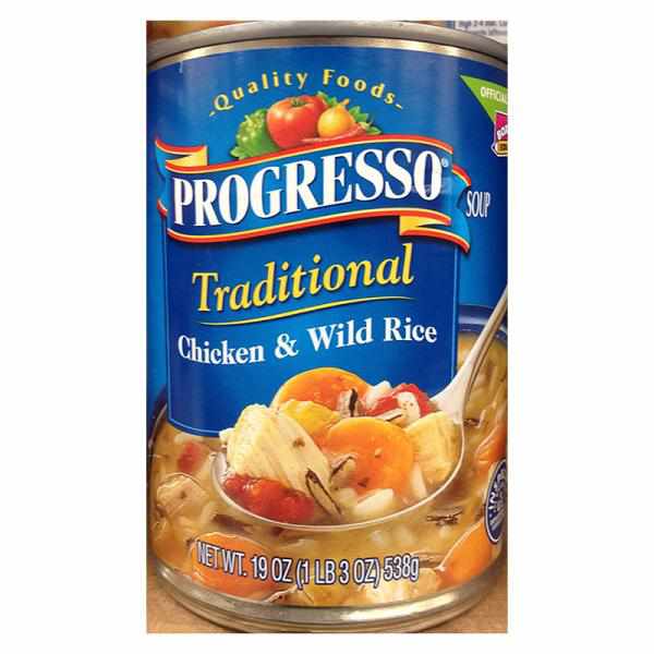 Progresso Traditional Soup, Chicken and Wild Rice, 19-Ounce Cans (Pack of 12)