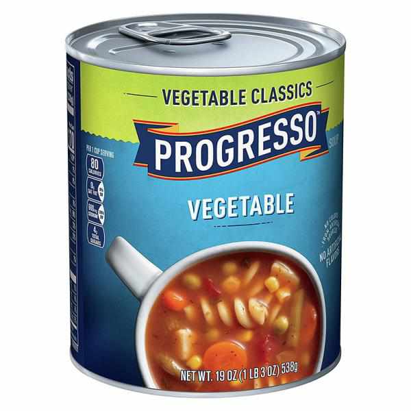 Progresso Vegetable Classics Soup, Vegetable, 19-Ounce Cans (Pack of 6)