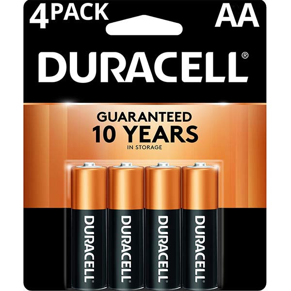 Duracell - Coppertop AA Alkaline Batteries 4.00 ct