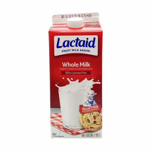 Lactaid Lactose-Free Whole Milk - 0.5gal