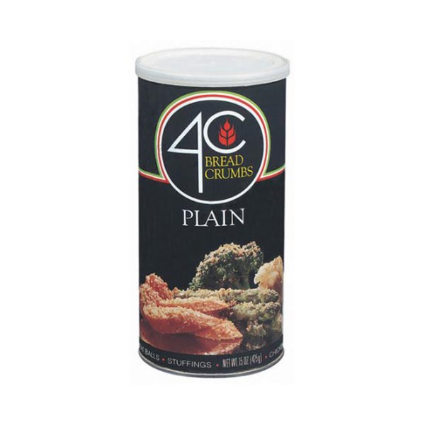 4C Plain Bread Crumbs 15 Oz Canister