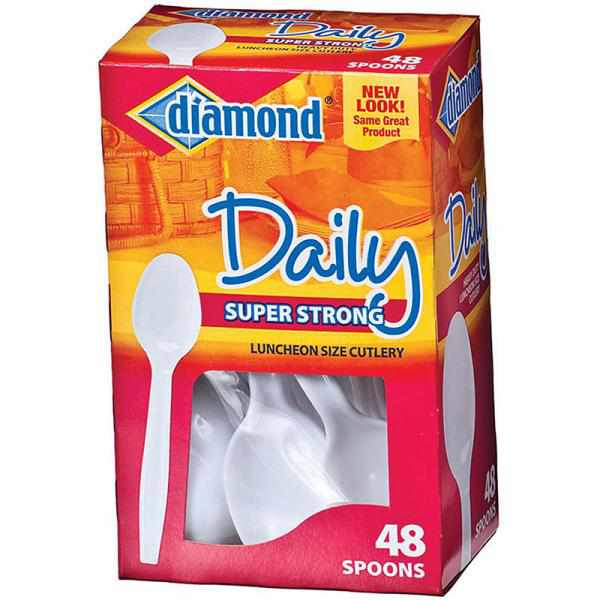 Diamond Heavy Duty Spoons, 48 Ct