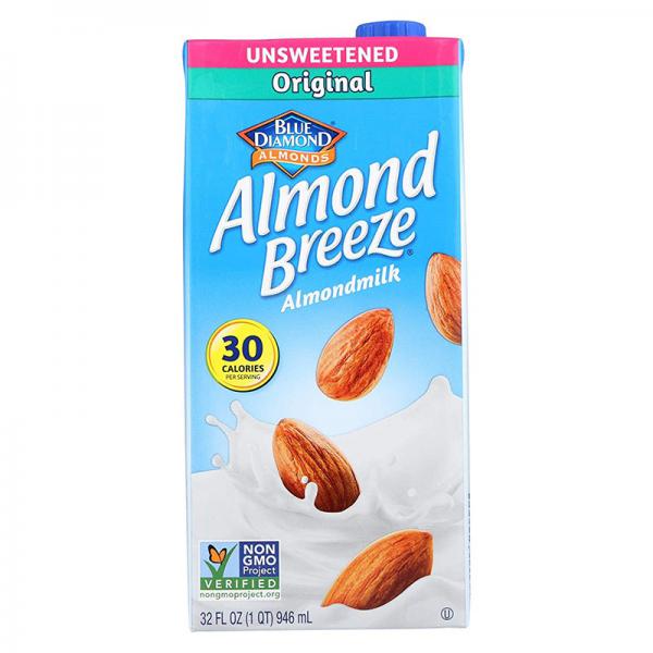 Blue Diamond Almond Breeze Unsweetened Almond Milk - 32 fl oz