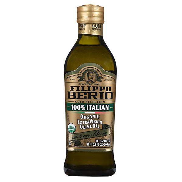 Filippo Berio 100% Italian Organic Extra Virgin Olive Oil, 16.9 fl oz