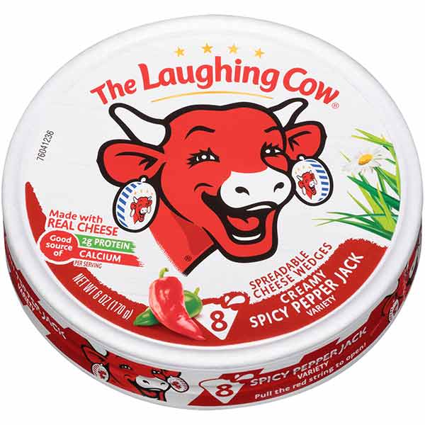 Laughing Cow Pepper Jack Cheese, 6 Oz.