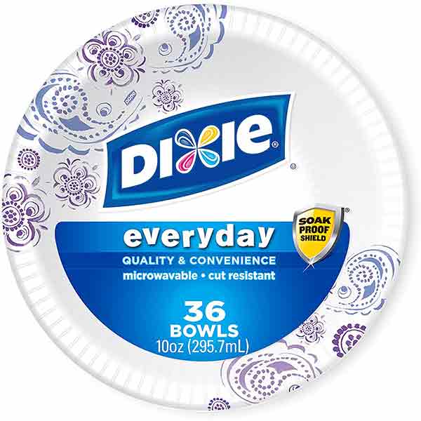 Dixie Heavy Duty Paper Bowls, 35 Count (Pack of 4)