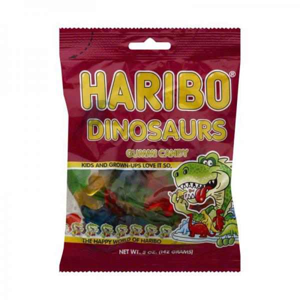 Haribo Dinosaurs Gummy Candy, 5.29 Oz., 12 Count