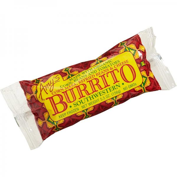 Amy's Southwestern Burrito, Organic, 5.5-Ounce Boxes (Pack of 12)