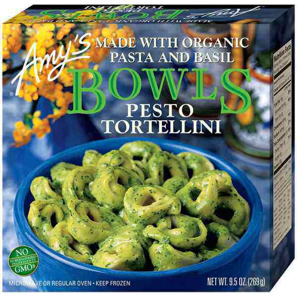 Amy's Pesto Frozen Tortellini Bowls - 9.5oz