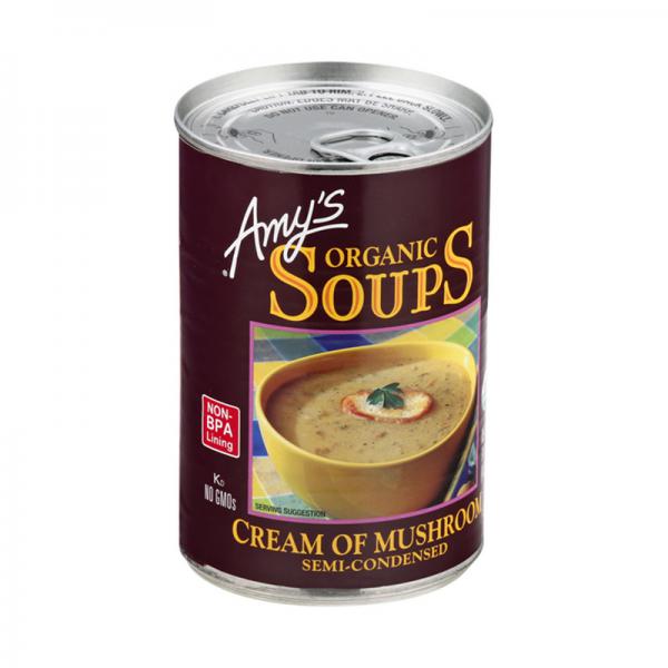 Amy's Organic Soups Cream Of Mushroom Semi-condensed