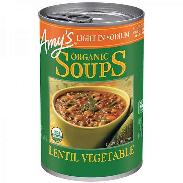 Amy's Kitchen Low Sodium Organic Lentil Vegetable Soup