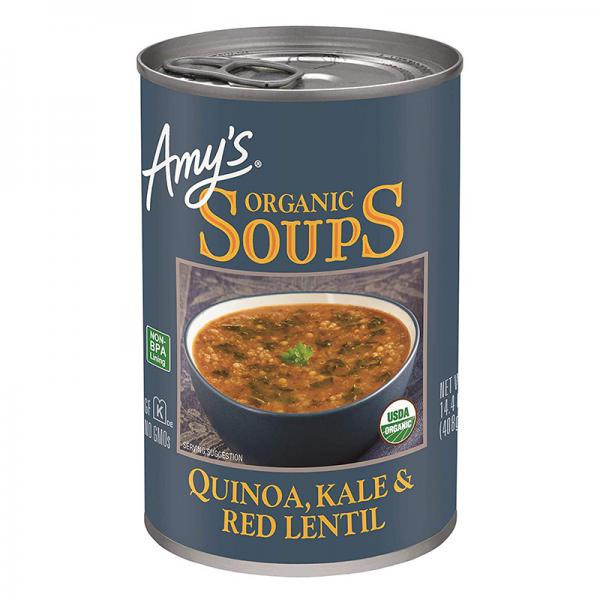 Amy's Organic Quinoa, Kale & Red Lentil Soup, USDA Organic, 14.4-Ounce