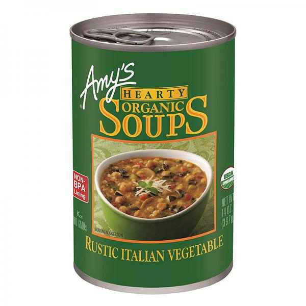 Amy's - Soup Organic Hearty Rustic Italian Vegetable , 14 OZ