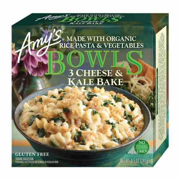 Amy's Frozen Three Cheese Kale Bowl - 8.5oz