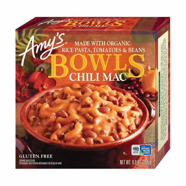 Amy's Gluten Free Frozen Chili Mac Bowl - 9oz