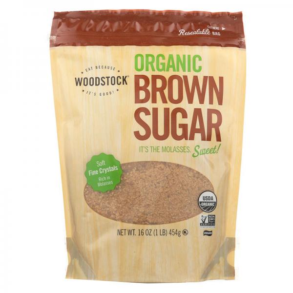 Woodstock Organic Brown Sugar, 16 oz