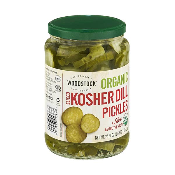 Woodstock Farms - Organic Kosher Sliced Dill Pickles - 24 oz.