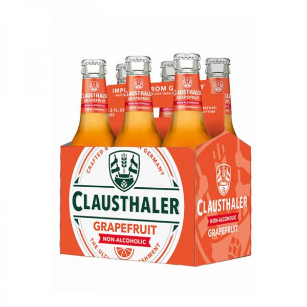 Clausthaler Grapefruit Non-Alcoholic - Beer - 6x 11.2oz Bottles