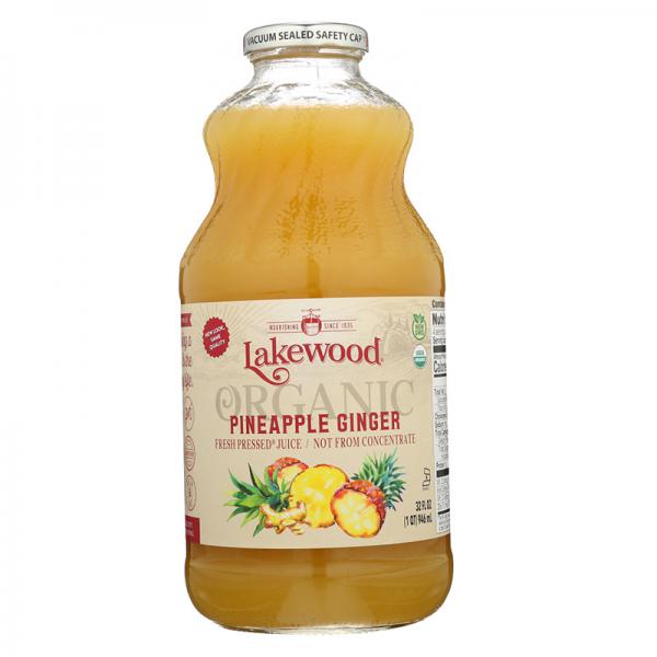 Lakewood Pineapple Ginger Juice, 32 Oz