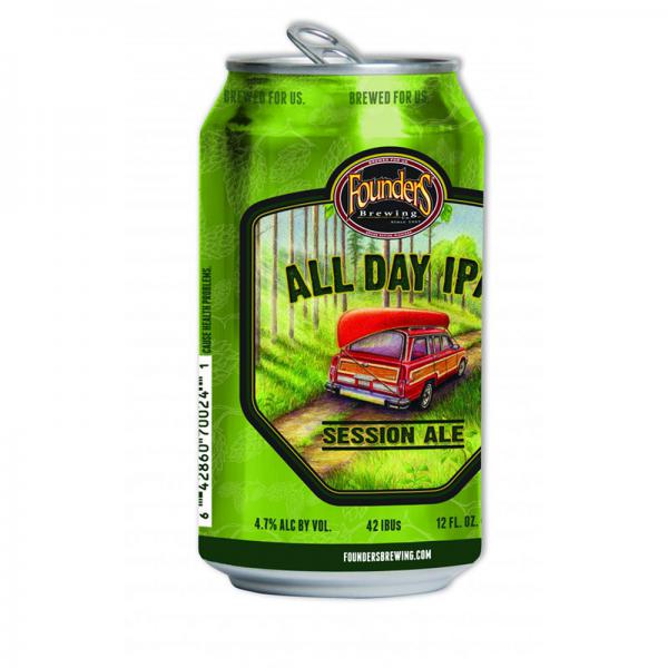 Founders Brewing Co. All Day IPA, Beer, 6 Pack, 12 Fl Oz