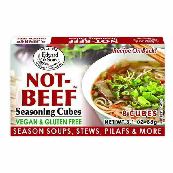 Edward & Sons Not-Beef Bouillon Cubes, 3.1-Ounce Boxes (Pack of 12)