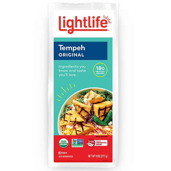 Lightlife Organic Vegan Tempeh Original - 8oz