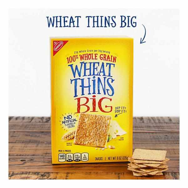 Wheat Thins Crackers, Big, 8 Oz