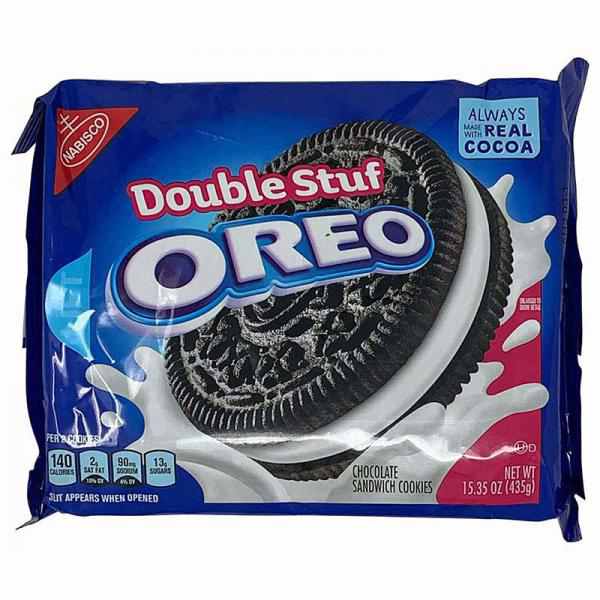 Oreo Double Stuf Chocolate Sandwich Cookies - 15.35oz