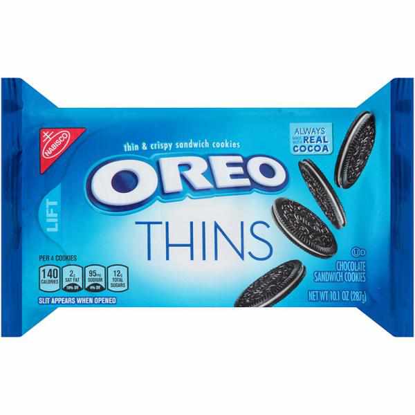 Oreo Thins Original Chocolate Sandwich Cookies - 10.1oz
