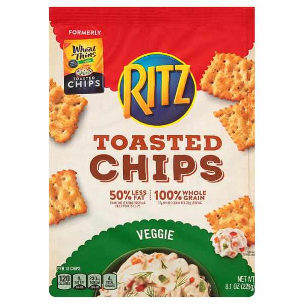 Wheat Thins Toasted Chips - Garden Valley Veggie - 8.1oz