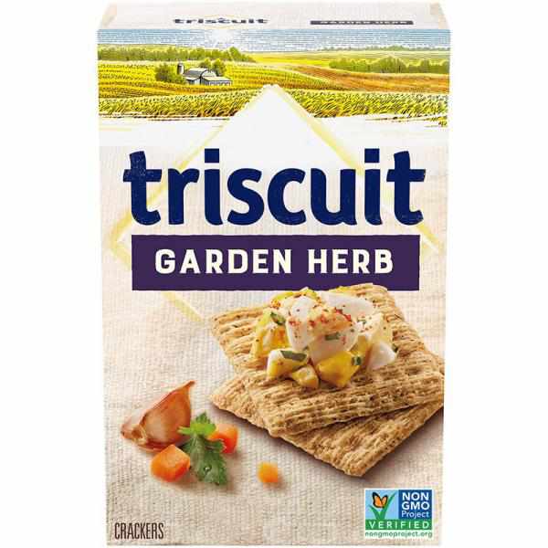 Triscuit Garden Herb Whole Grain Wheat Crackers, 8.5 Oz