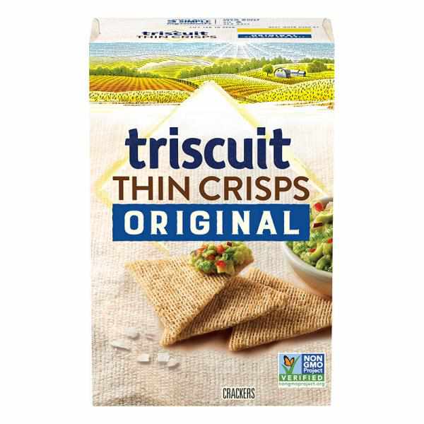 Triscuit Thin Crisps Original Whole Grain Wheat Crackers, 7.1 Oz