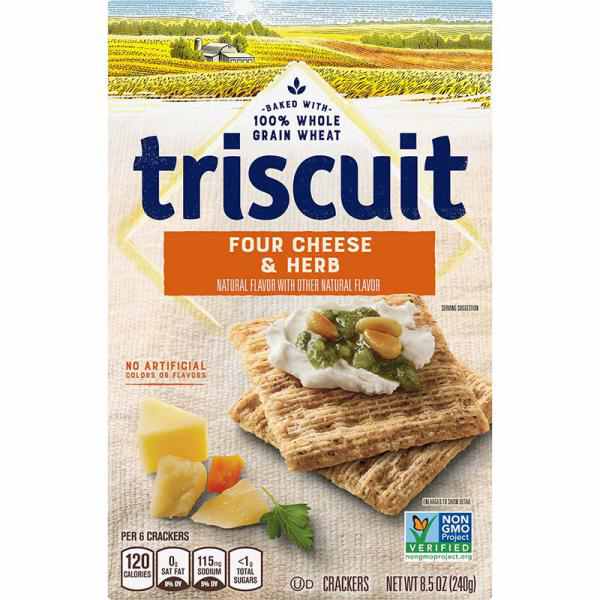 Nabisco Triscuit Four Cheese and Herb Crackers, 8.5 Oz.