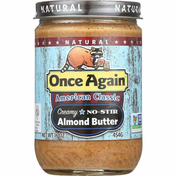 Once Again American Classic Natural No-Stir Almond Butter, Creamy, 16 Oz