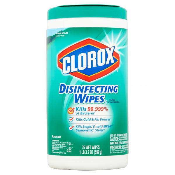 Clorox Disinfecting Wipes Fresh Scent 75 Wipes