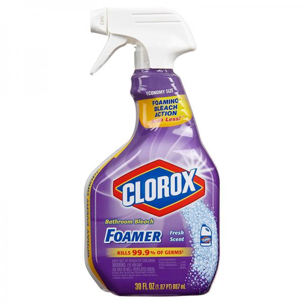 Clorox Bleach Foamer For Bathroom 30 oz
