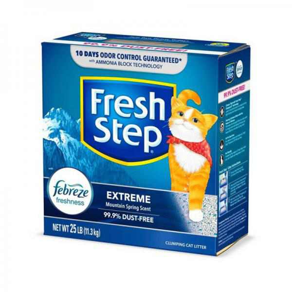 Fresh Step Lightweight Extreme Scented Litter with the Power of Febreze, Clumpin