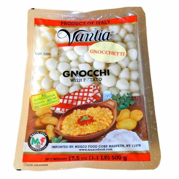 VANTIA TRI COLOR GNOCCHI WITH POTATO