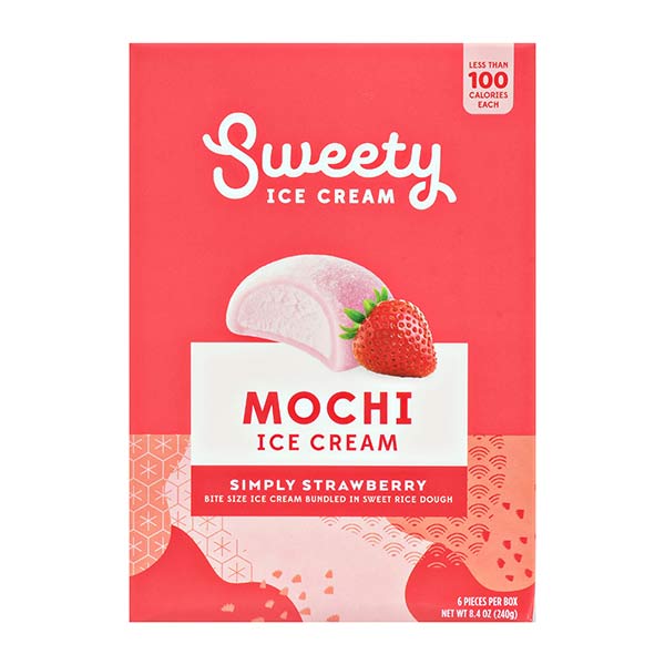 Strawberry Mochi Icecream - 8 oz