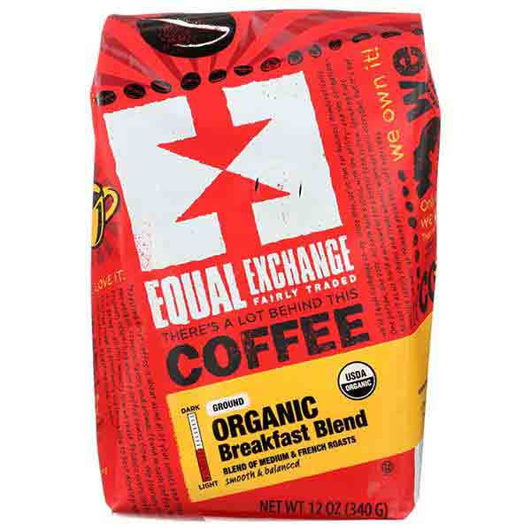 Equal Exchange Authentic Fair Trade Small Farmer Coffee, 12 Oz