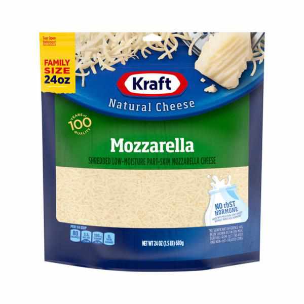 MOZZARELLA SHREDDED LOW MOISTURE PART-SKIM NATURAL CHEESE, MOZZARELLA