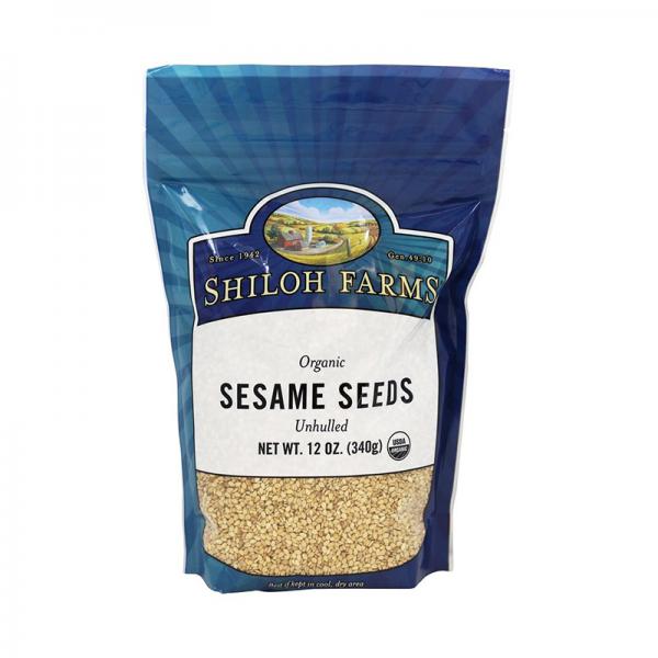 Shiloh Farms Organic Sesame Seeds Unhulled 12 Oz