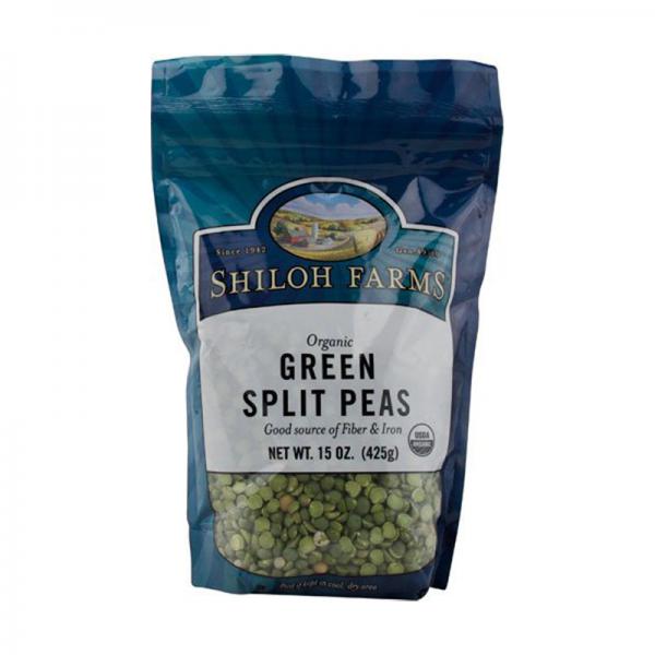 Shiloh Farms: Green Split Peas 15 Oz (6 Pack)