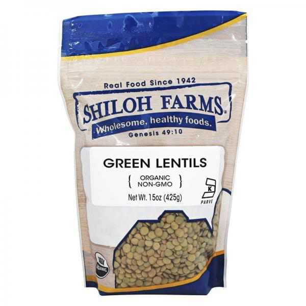 Shiloh Farms Organic Green Lentils 15 Oz