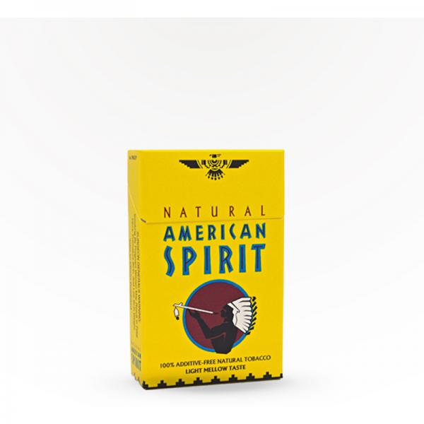American Spirit Cigarette- Advertising Bumper Sticker, Light/mellow Yellow
