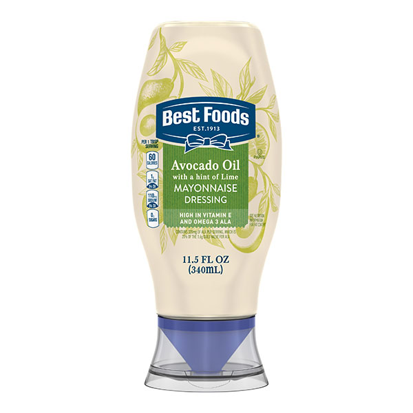 Hellmann's Squeeze Mayonnaise Dressing Avocado Oil with a Hint of Lime 11.5 Oz
