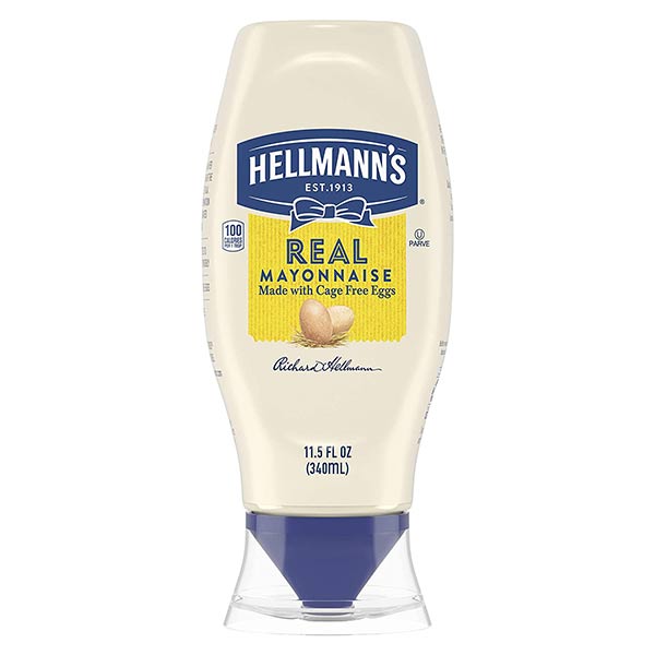 (2 Pack) Hellmann's Squeeze Real Mayonnaise, 11.5 Oz