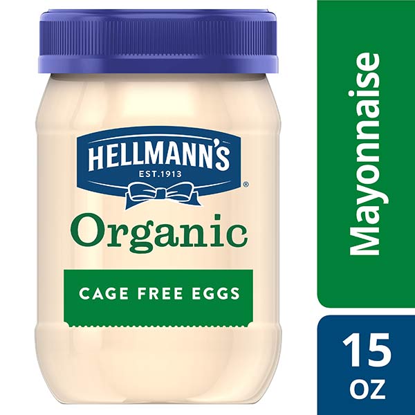 Hellmann's Organic Original Mayonnaise Condiment 15 Fl Oz