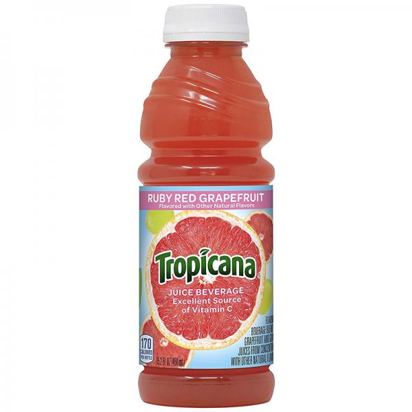 Tropicana Ruby Red Grapefruit Juice, 32-Ounce (Pack of 12)